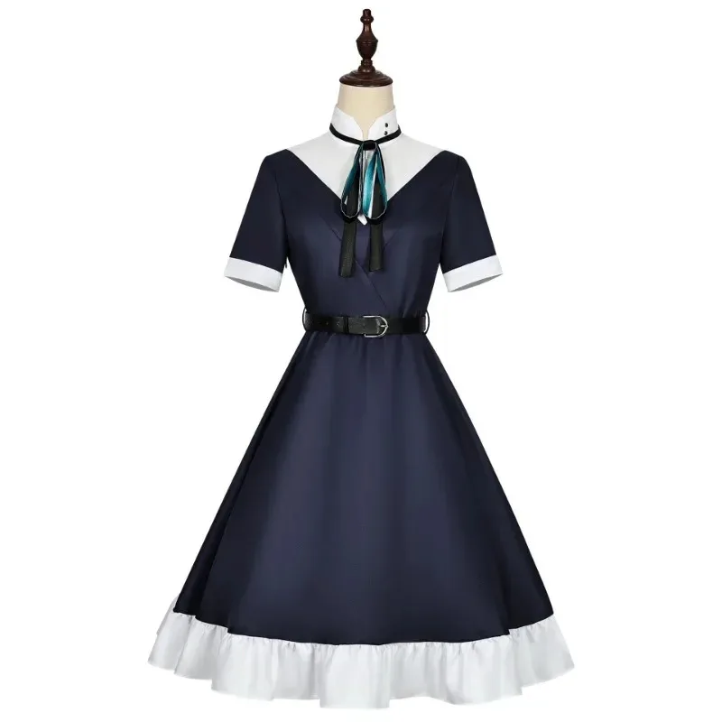 재고 있음 게임 Honkai 스타 레일 반딧불 코스프레 의상 드레스 가발 풀 세트 여성 할로윈 카니발 파티 의류 cm;5