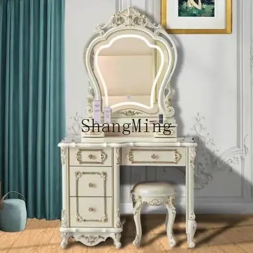 

CL small dresser master bedroom high-grade mirror with lamp new fashion