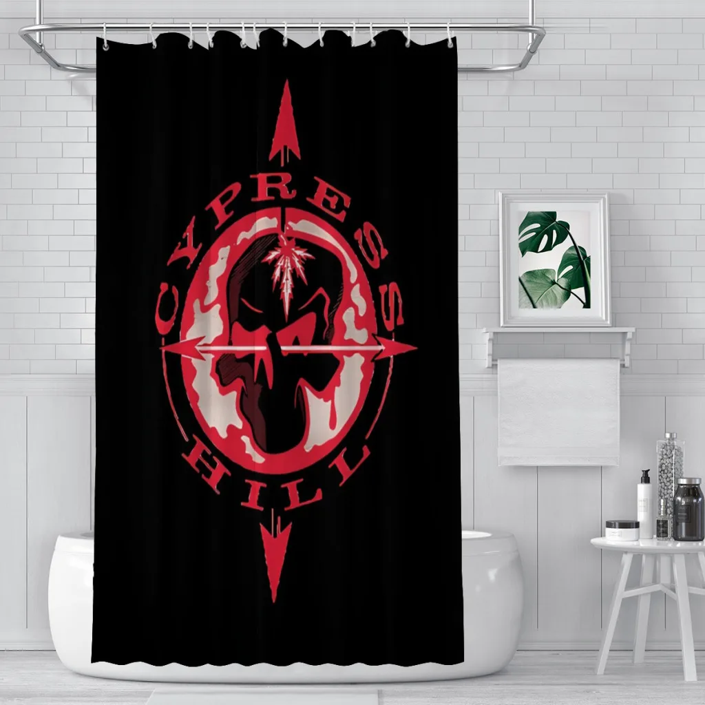 Latin Lingo 90s Bathroom Shower Curtains HIP HOP Waterproof Partition Curtain Designed Home Decor Accessories