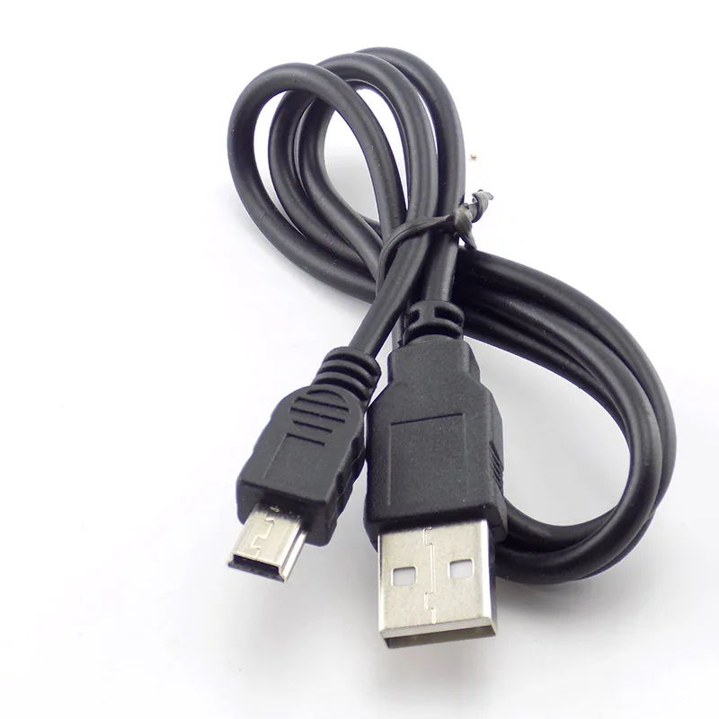 USB 2.0 To Mini USB 5-Pin Sync Cable Data Charging Power Extension Cord Connector Splitter For MP3 MP4 C3