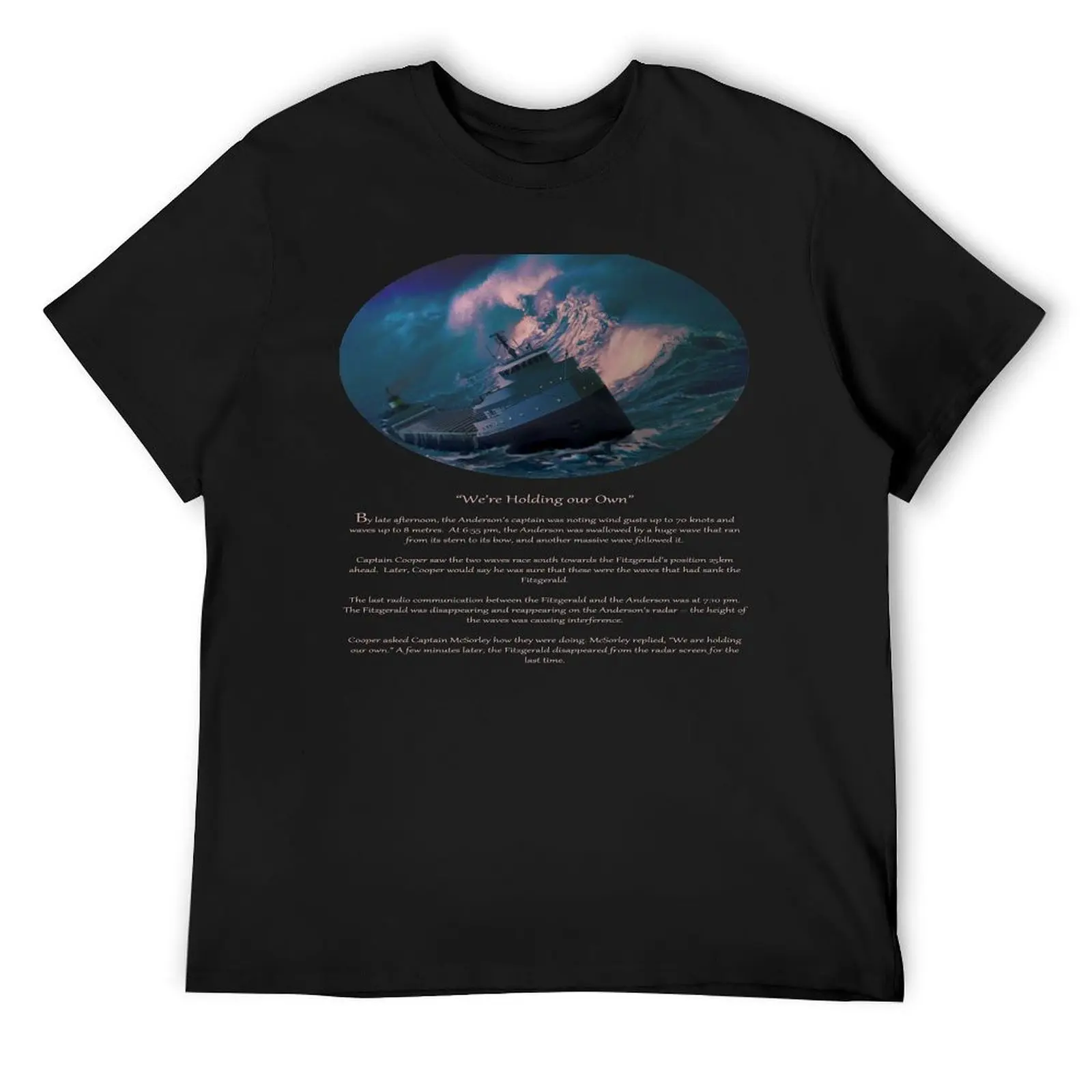 Edmund Fitzgerald T-Shirt custom t shirt customs design your own anime figures plus size tops shirts men