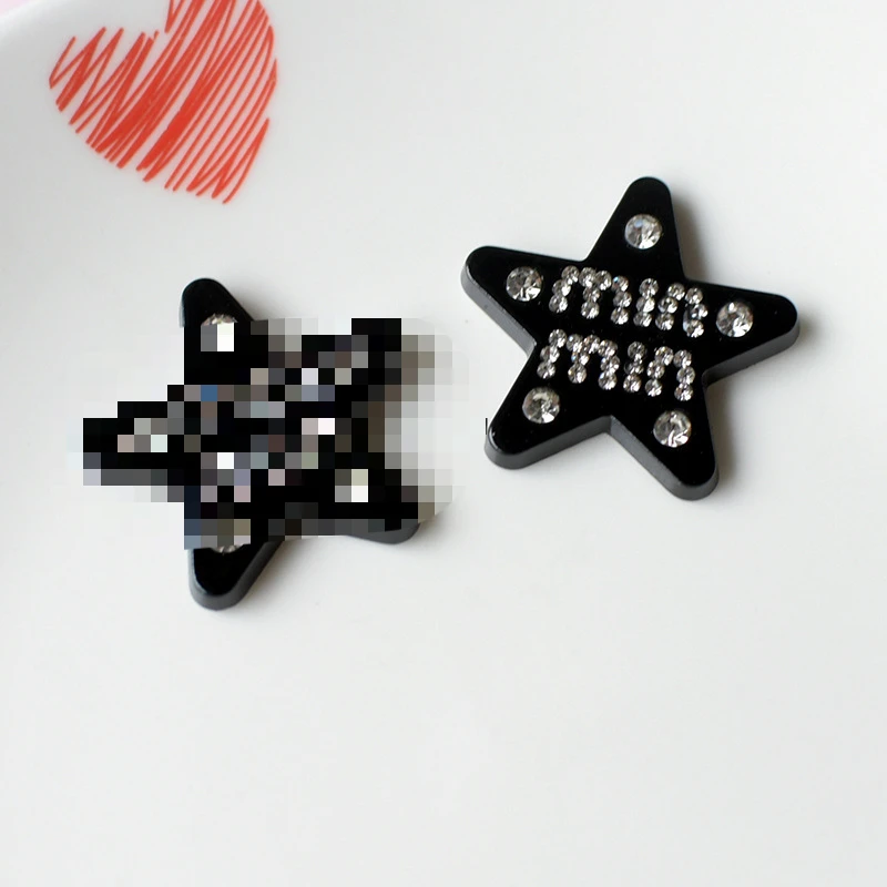 5pcs cute star cartoon resin flatback diy kawaii resin accessories crafts materials scrapbooking embellishment