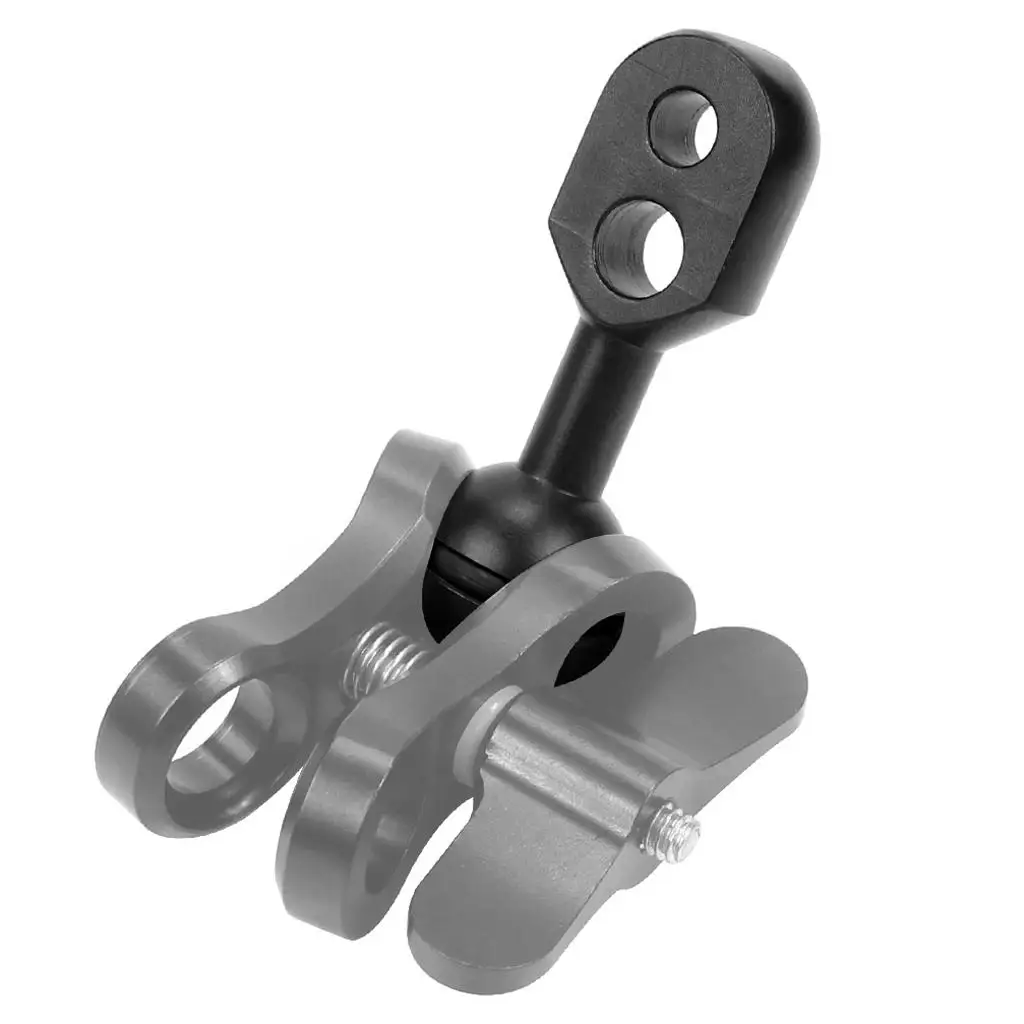 Underwater Strobe Housing 1 Inch Ball Head Arm Joint Adapter Lightweight Plastic Mount Connector