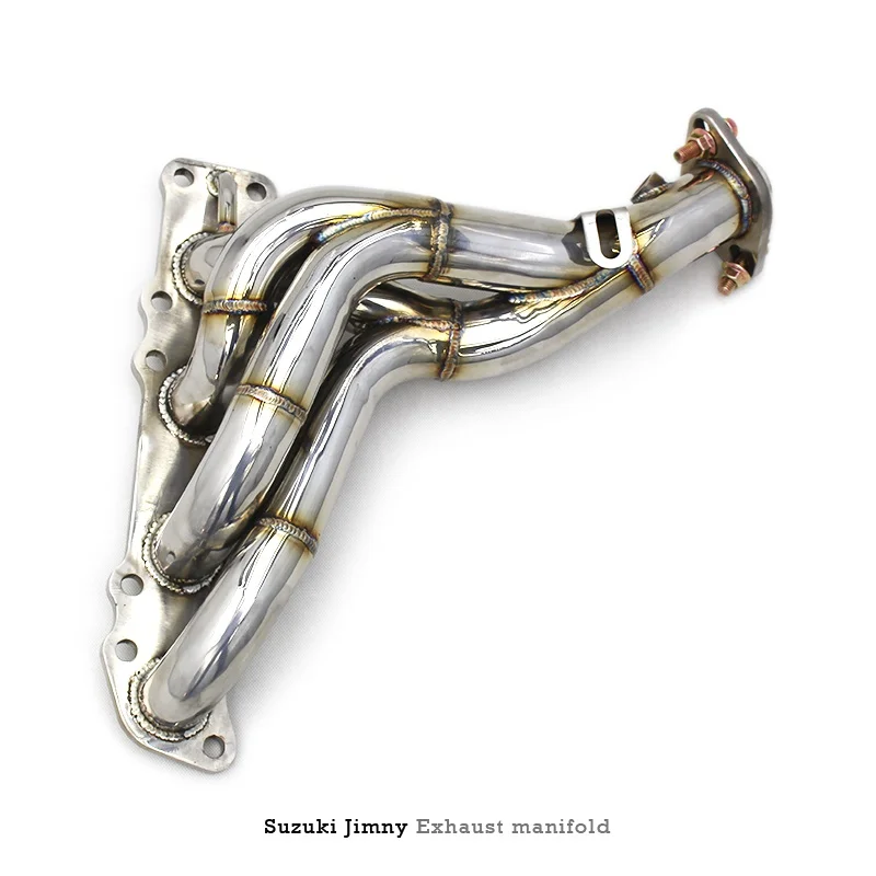 Head Section High flow Pipes Exhaust Pipes branch downpipe Exhaust Pipe with catalyst for SUZUKI Jimny 1.3L 2007-2023