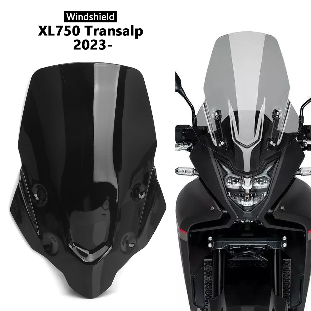 

Motorcycle 3 Color Windshield Wind Deflector Windscreen Fairing For Honda XL750 TRANSALP XL 750 Transalp 2023 2024