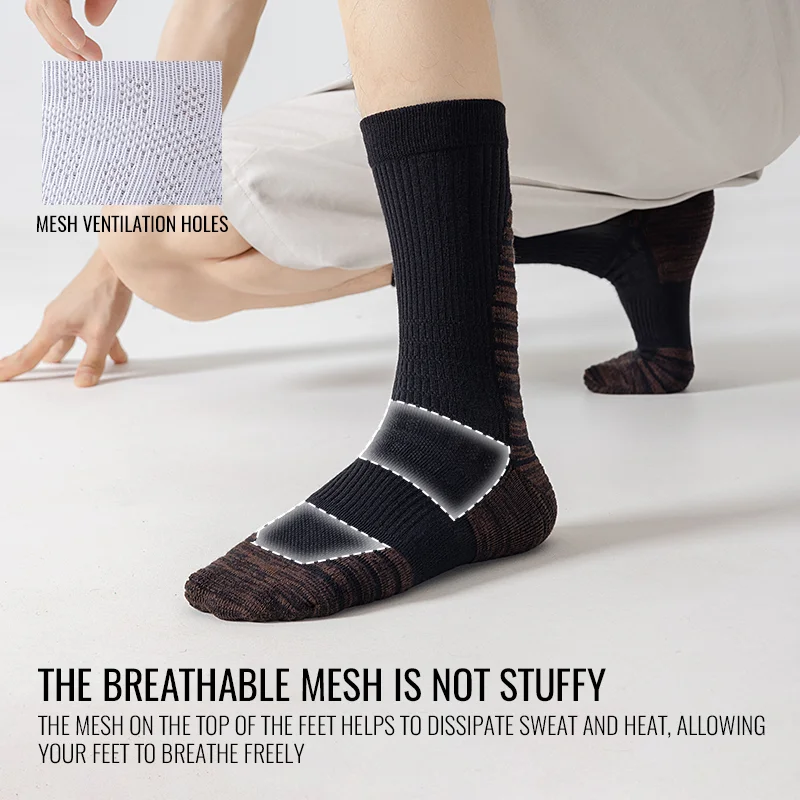 MiiOW Elite chaussettes de basket-ball Performance sport Football chaussette longue rembourrée évacuant l'humidité randonnée course épaissir serviette chaussettes