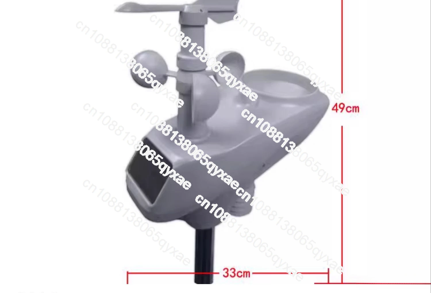 Wireless Weather Station WiFi Connection Solar Charging Data Storage