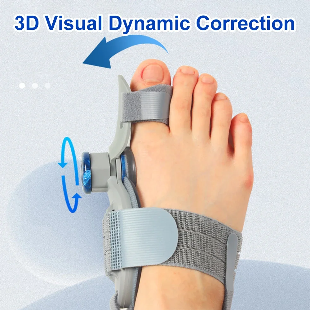 Bunion Corrector Unisex Foot Hallux Valgus Braces Rotatable Toe Separator Straightener Adjustable Pedicure Finger Toe Corrector