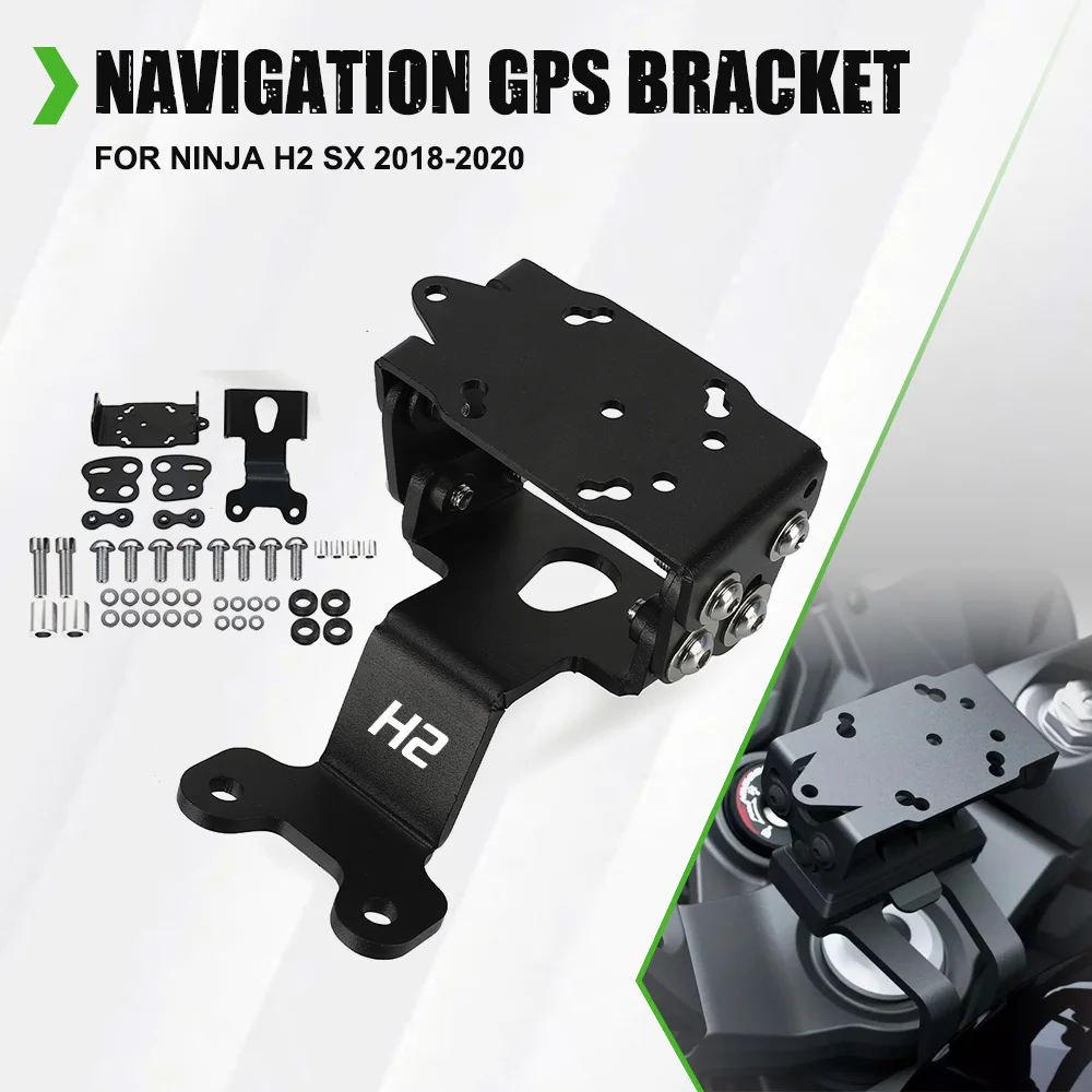 

For Kawasaki Ninja H2 SX 2018-2020 Phone GPS Navigation Mount Bracket Ninja H2SX Motorcycle Handlebar Bar Extension Stand Holder