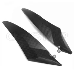 Motorcycle Gas Tank Side Cover Panel Fairing Trim Cowl Black ABS fit For Yamaha YZF R6 2006 2007