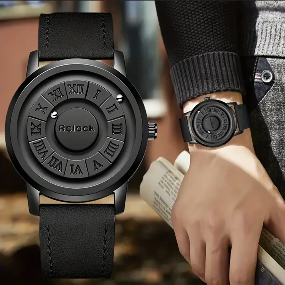 Nieuw stijl quartz herenhorloge, exotisch ontwerp, een modieus en casual quartz herenhorloge, vakantiecadeaus