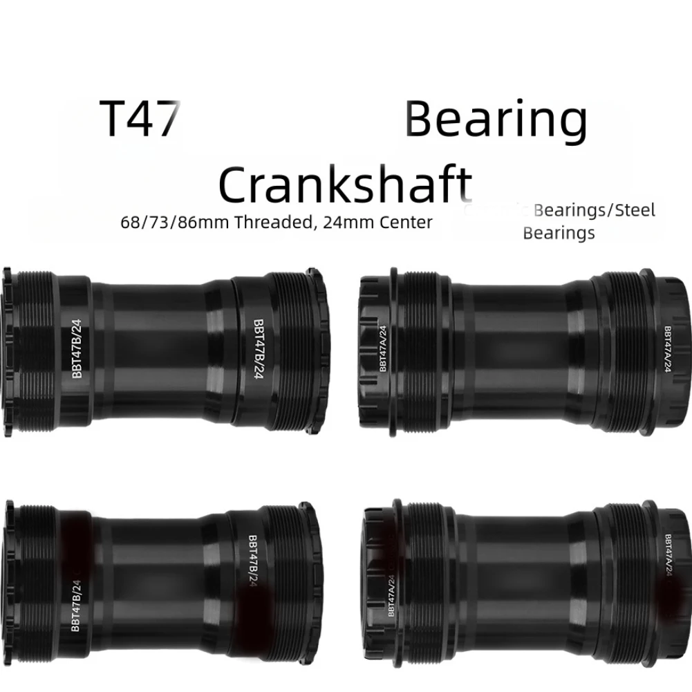 الطريق دراجة مركز المحور T47 24 مللي متر 68-73/86 مللي متر الصلب/الأدوات الأرضية أسفل الأقواس محور جوفاء دراجة هوائية جبلية محور استبدال أجزاء