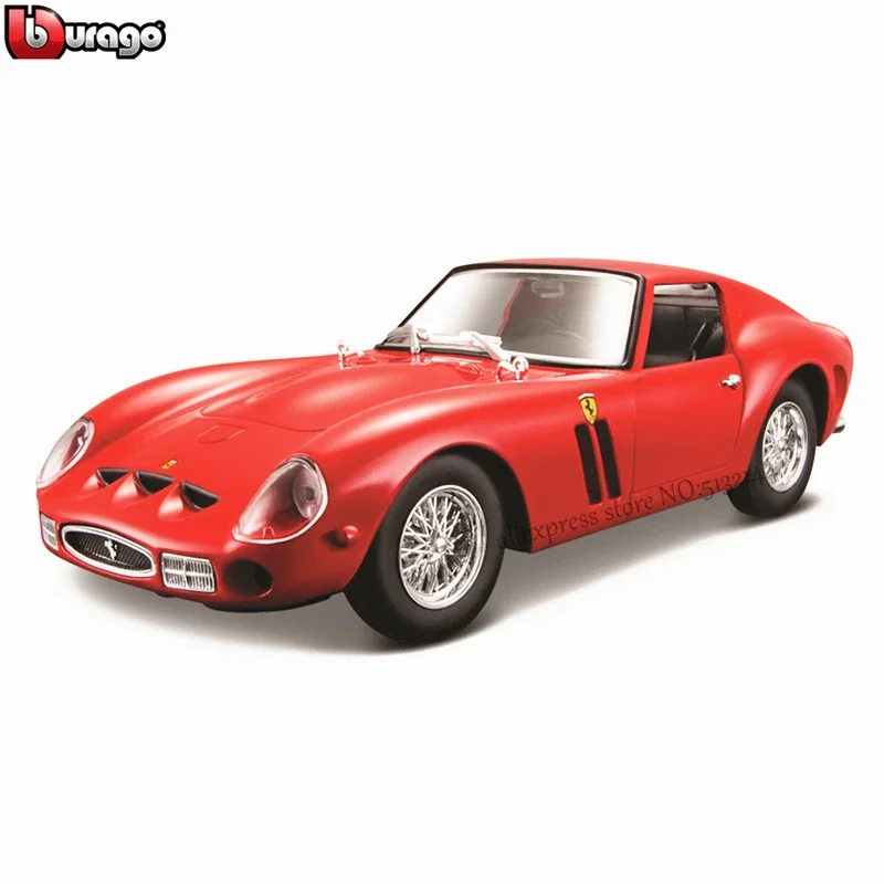 Bburago 1:24 Ferrari 250gto collection manufacturer authorized simulation alloy car model crafts decoration collection toy tools