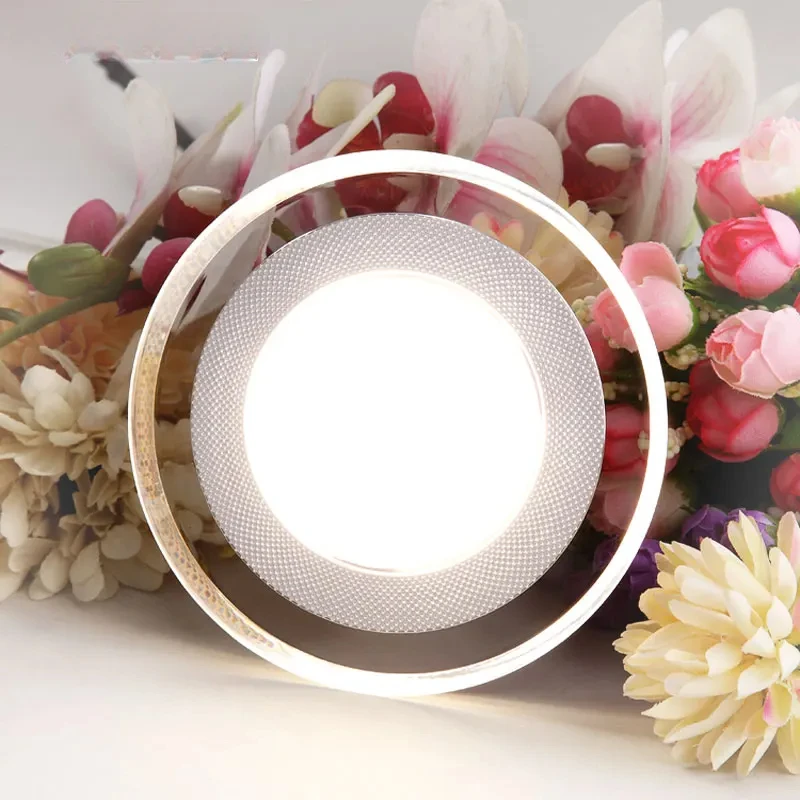 

Light Guide LED Downlight 3W 5W 7W 9W Acrylic Panel Lights Ceiling Recessed Lamps High Brightness