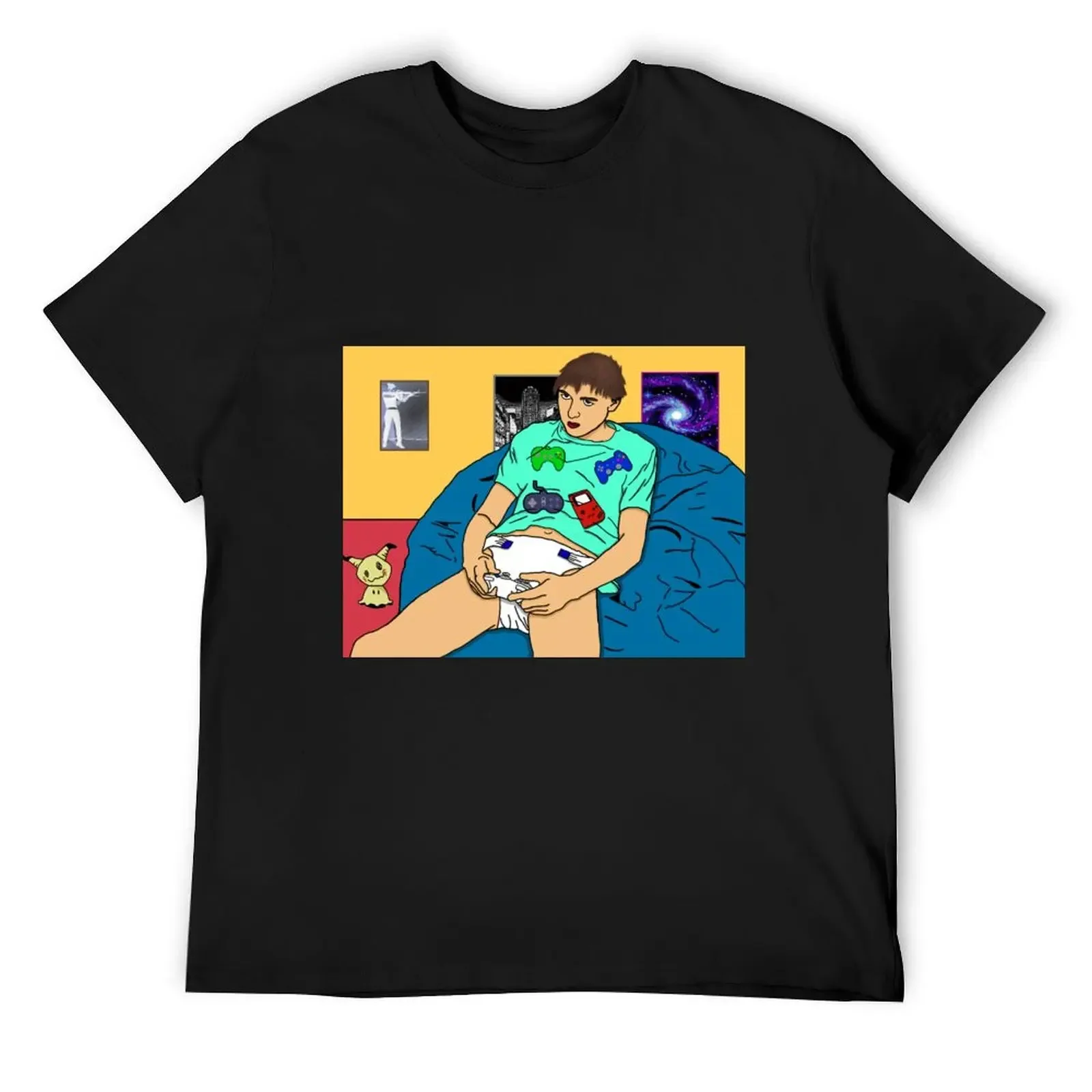 

ABDL gaming T-Shirt oversize t-shirts man plain tops Men's t-shirt
