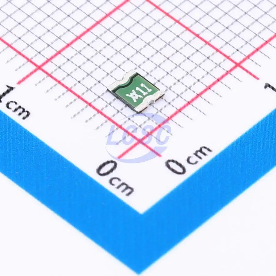 20-100 قطعة/الأصلي MICROSMD110F-2 رمز العلامة 11 بوليمريك PTC إعادة تعيين الصمامات 6 فولت 1.1A Ih SMD 1210 3225 متري مقعر
