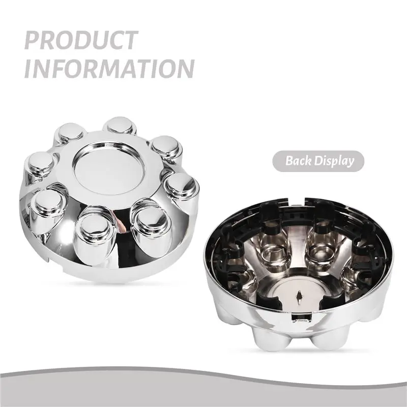 Hub Cap Cover Wheel Center Cap 2 Pieces 52121450AD 52121450AB For Dodge RAM 2500 3500 2003-2013 Car Exterior Accessory Parts
