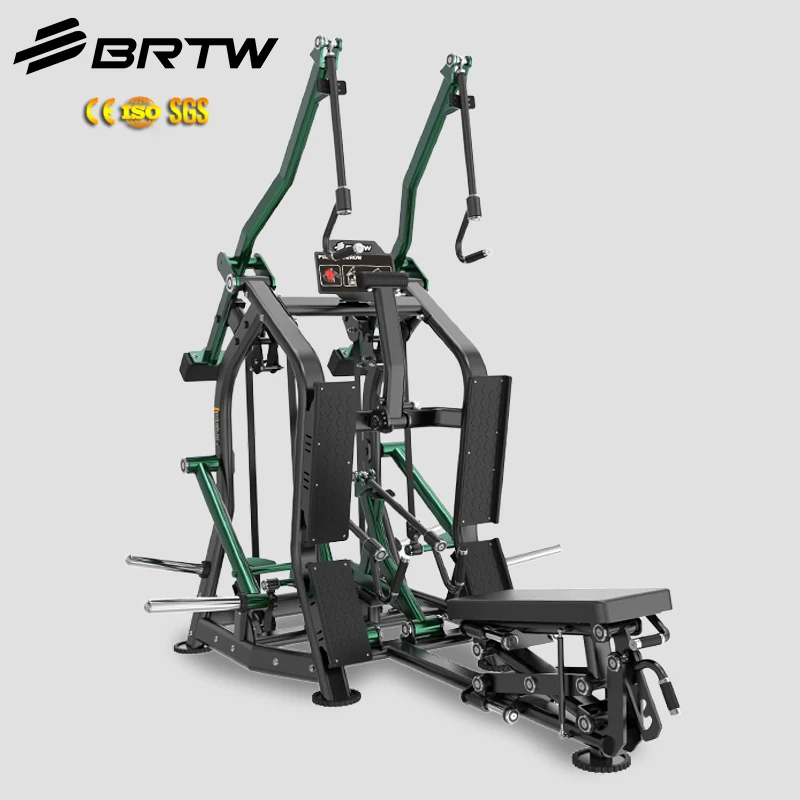 Commercial Gym Equipment Exercise Machine Lat Pulldown Low Row Gym Machine