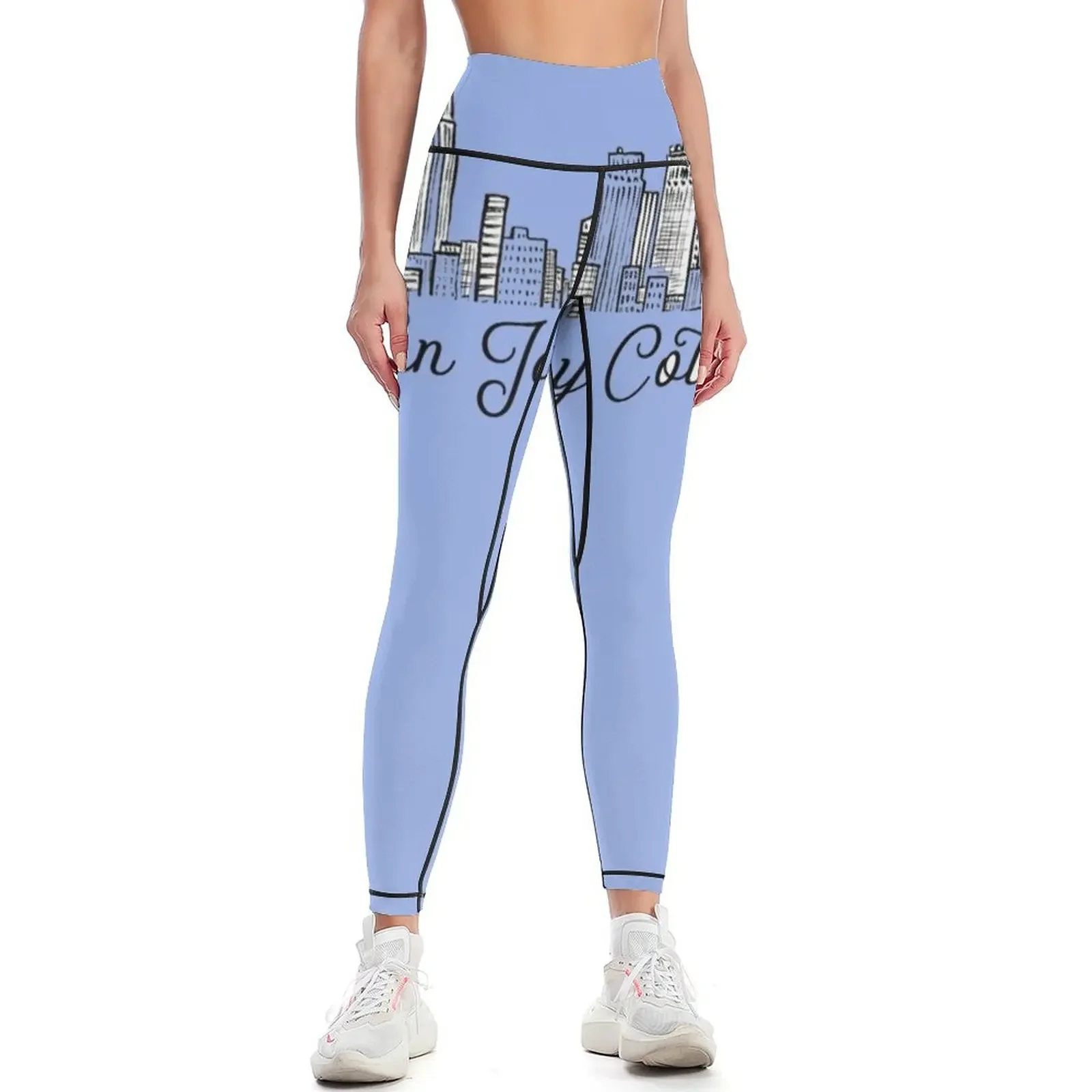 

John Jay College Sticker Copy Leggings Women's high waist sports shirts gym Pants sport Training pants Womens Leggings