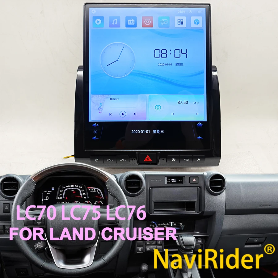 

Для Toyota Land Cruiser LC70 LC75 LC76 2007-2021: Android-экран, мультимедийный видеоплеер, Carplay, автомобильное радио, GPS-навигация
