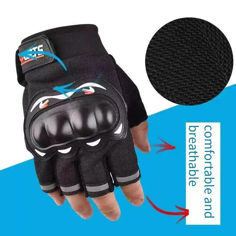 Tactical Motorcycle Gloves Half Finger Full Finger Unisex Protective Outdoor Riding Sports Breathable Cycling Gloves