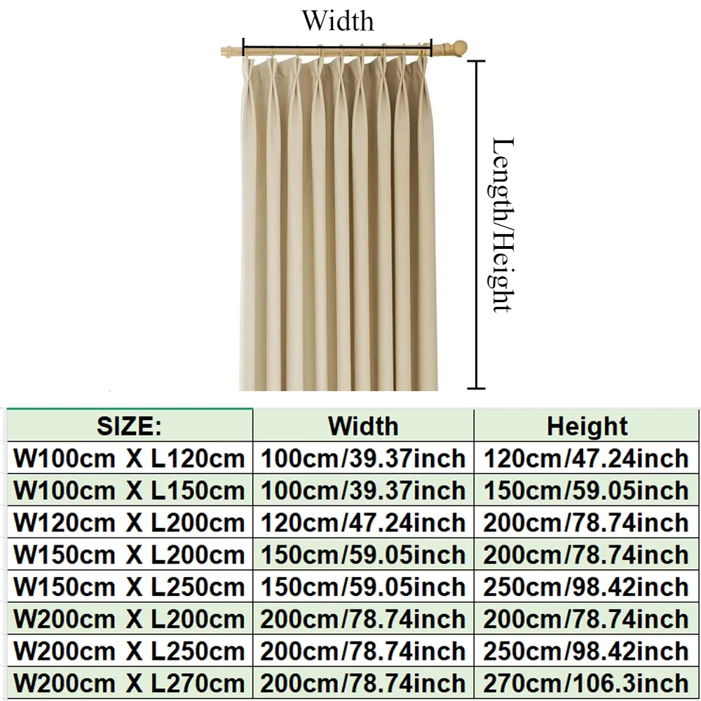 1PC Cortinas opacas de alto sombreado Partición de sala de estar ventana dormitorio gancho Cortina decoración del hogar Cortinas Para La Sala 커튼