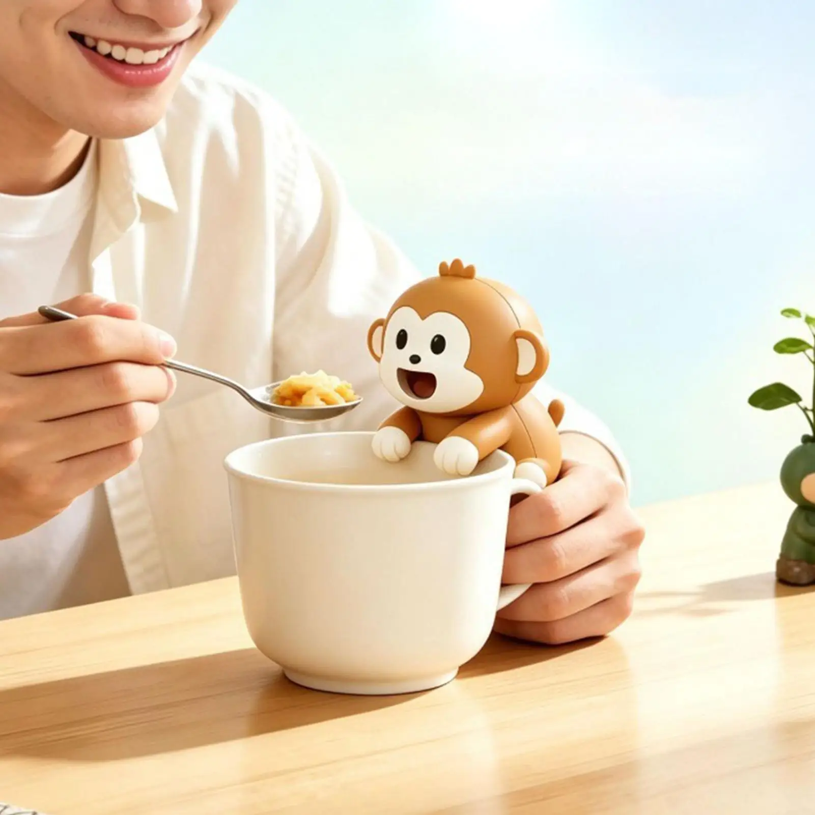 Cute Cartoon Mini Blowing Fan Portable Personal Cooling Gadget With Long Battery Life Detachable Washable Structure Can Be Used