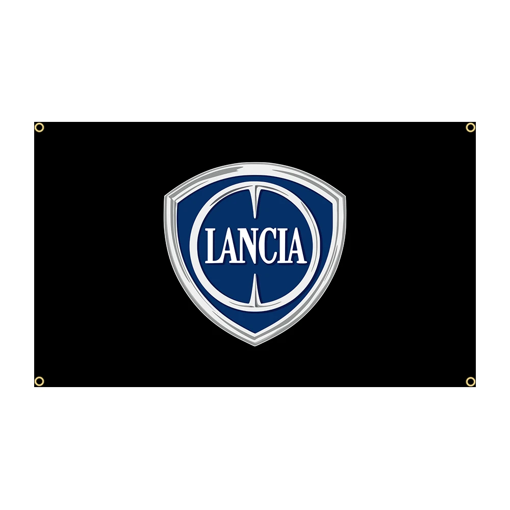 90x150CM 3x5Ft Lancias Sports Racing car Flag Polyester Printed Garage or Outdoor Decoration Tapestry