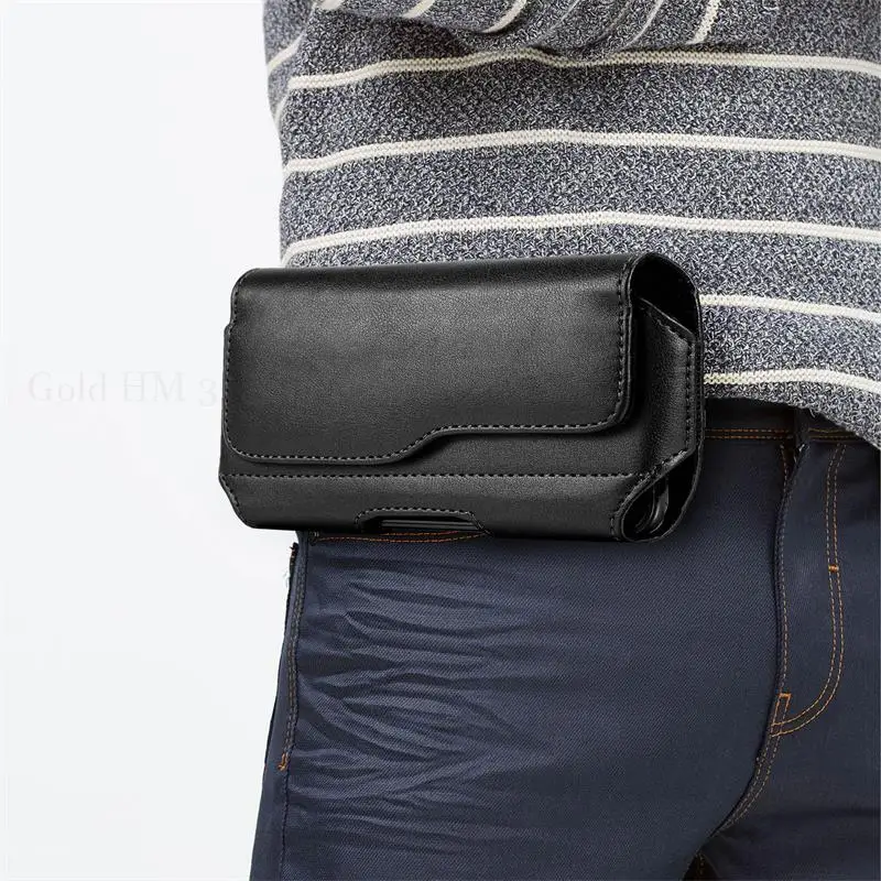 Magnetic Flip Leather Phone Case For OnePlus Ace 2V 2 Pro Belt Pouch Waist Bag For One Plus 12 K11 11R 11 10T 9RT 9 10 Pro 8T 7T