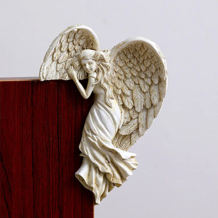 New Angel Door Frame Ornament Awakening Angel Wing Hanging Ornament Door Frame Ornament Resin Hanging Ornament