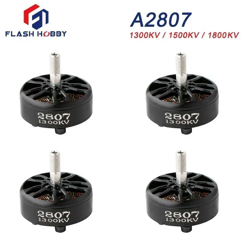 

FLASHHOBBY A2807 2807 1800KV 4S 1500KV 1300KV 6S бесщеточный двигатель для FPV фристайл дронов дальнего действия DIY Запчасти