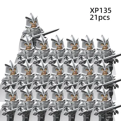 MOC Thrones Golden Armor Warrior Guard Jaime Lannister Barristan Selmy Meryn Trant Byggstenar Mini Actionfigur Leksaker 8 best sales Legofigurer från Game of Thrones - №2