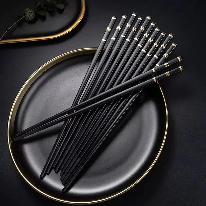 5 Pairs Chinese Japanese Chopsticks Sushi Sticks Korean Chopsticks Reusable Chop Sticks Kitchen Tableware Tool Accessories