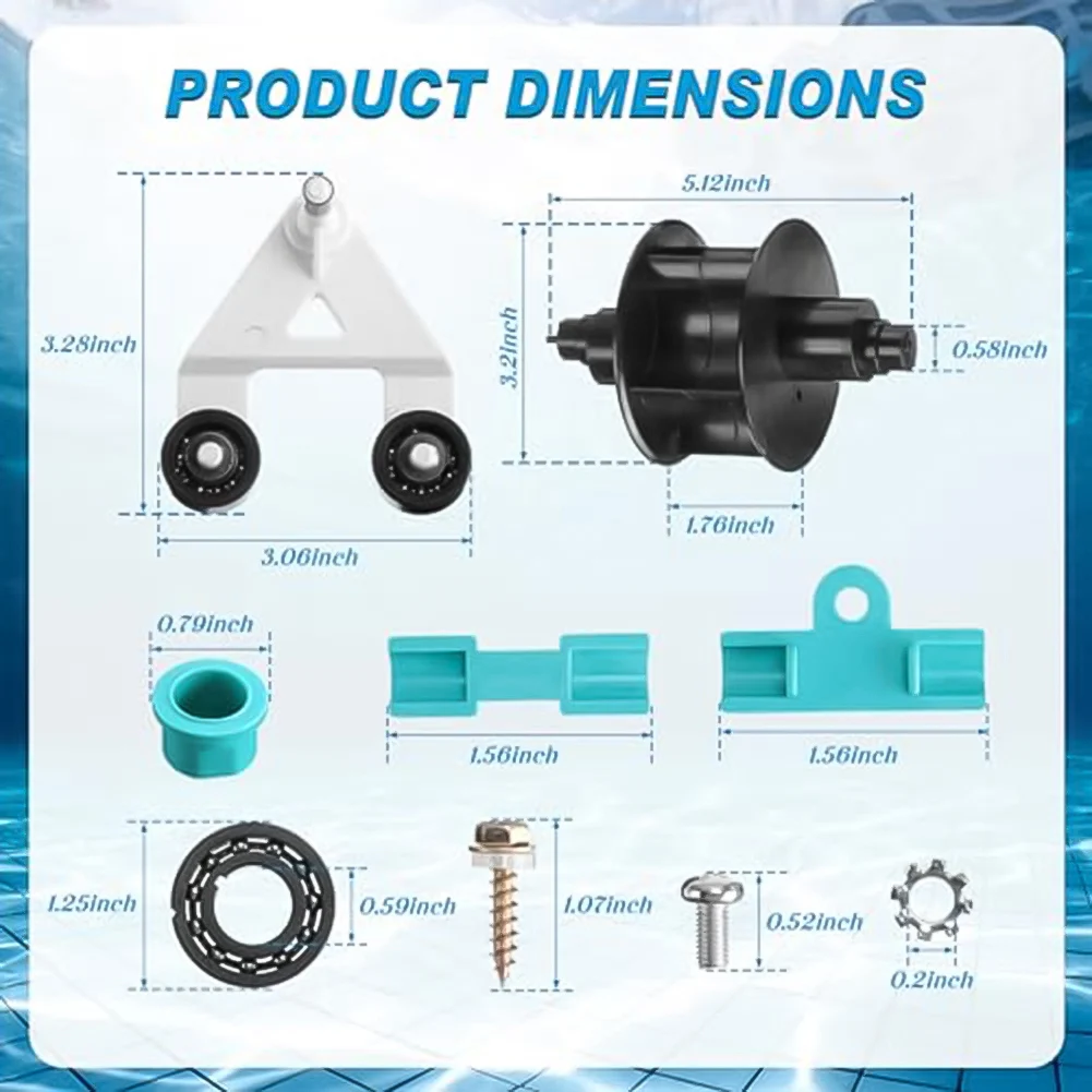 Atualize Seu Limpador de Piscinas com o Kit de Substituição Axv621d Eficiência Aprimorada e Manuseio de Detritos