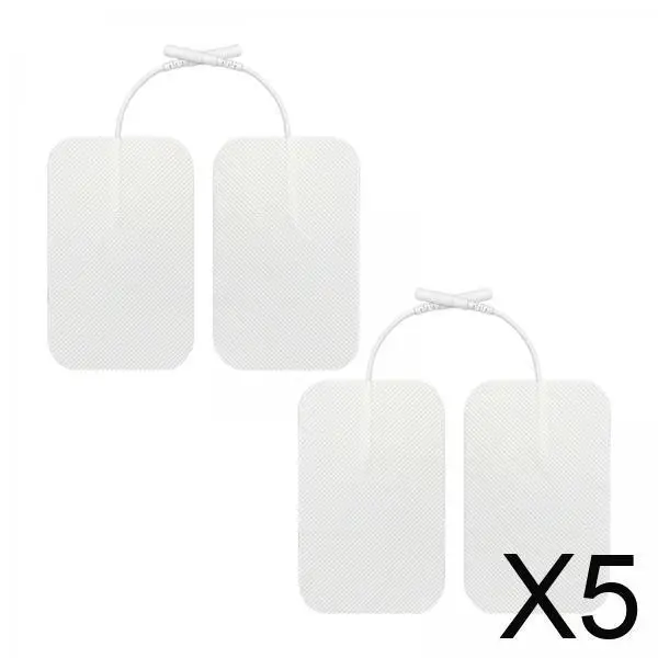 

Electrode Pads Premium Non Woven Fabric Reusable Adhesive Physiotherapy Gel Pads for Electric Massager