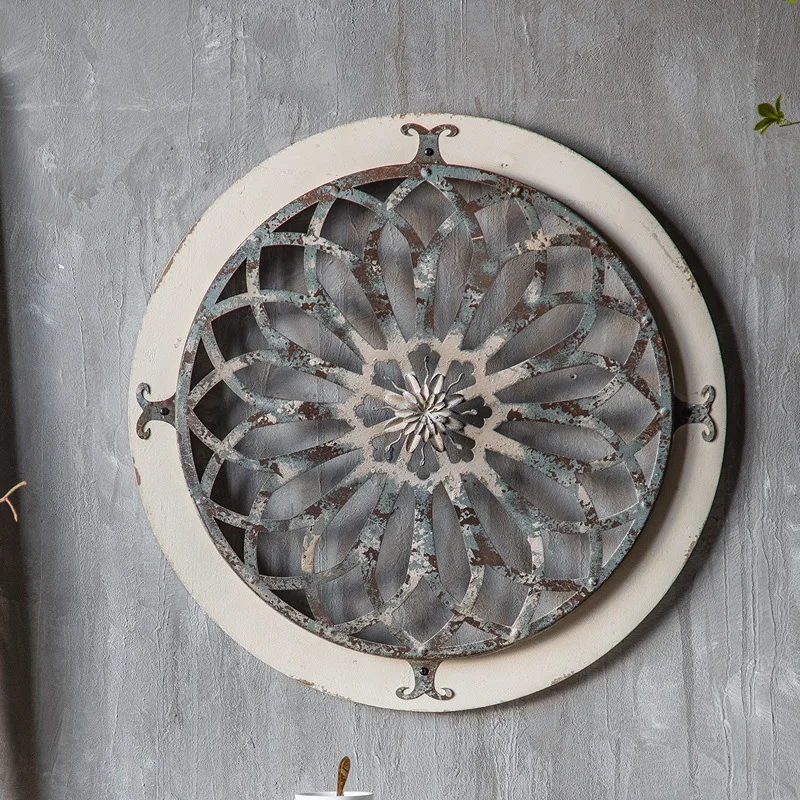 Americano retro parede pendurado madeira gravada decoração de parede velha oca decoração de parede homestay entrada restaurante decoração