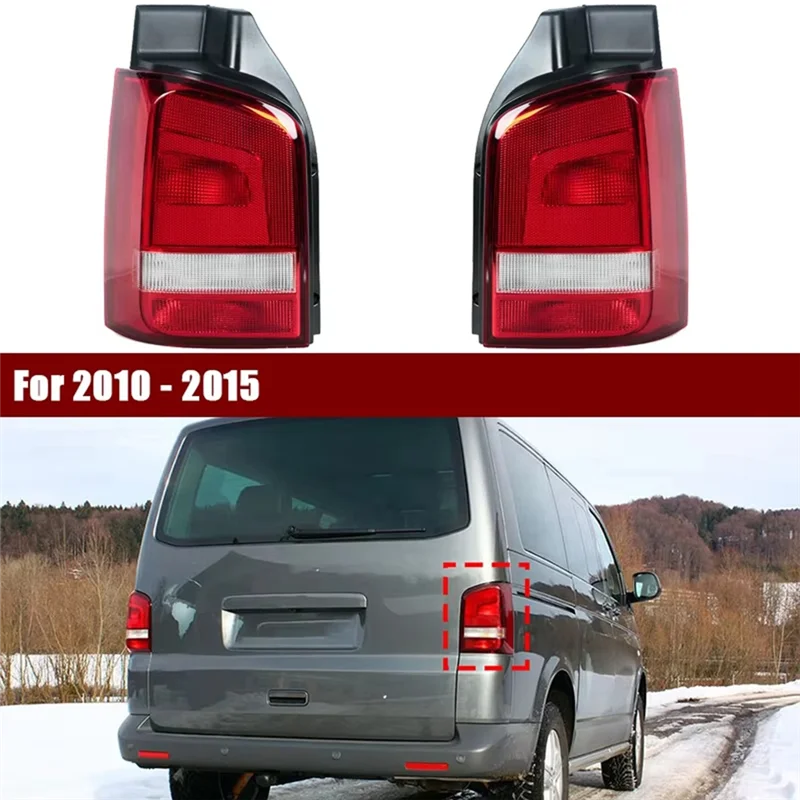 الذيل ضوء مصباح مكبح سيارة الخلفية لشركة فولكس فاجن T5 T6 مولتيفان الناقل 2010-2015 الذيل ضوء اليسار 7E5945095E