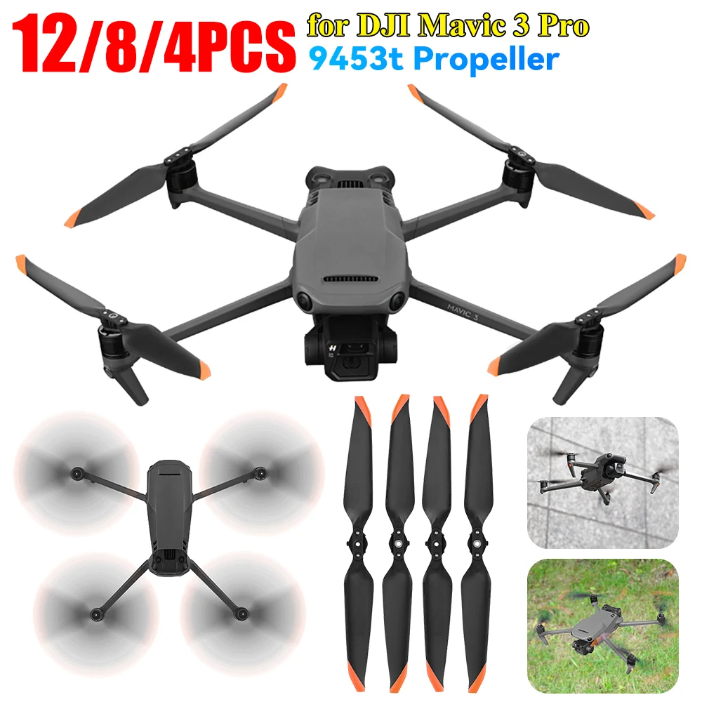 4-12PCS 9453T Propeller Quick Release Foldable Props Blade Light Weight Prop for DJI Mavic 3 Pro/Mavic 3/Mavic 3 Classic