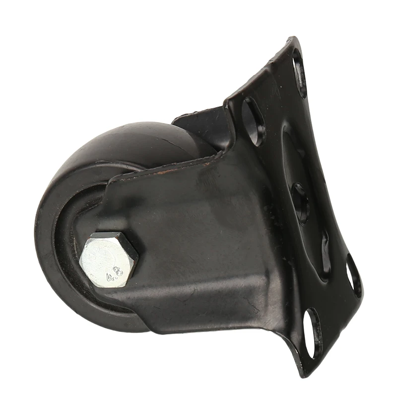 عجلات صامتة صلبة صغيرة مناسبة لعجلات الأثاث الصغيرة مقاس 2 بوصة: عجلات دوارة مطاطية ناعمة منخفضة المستوى