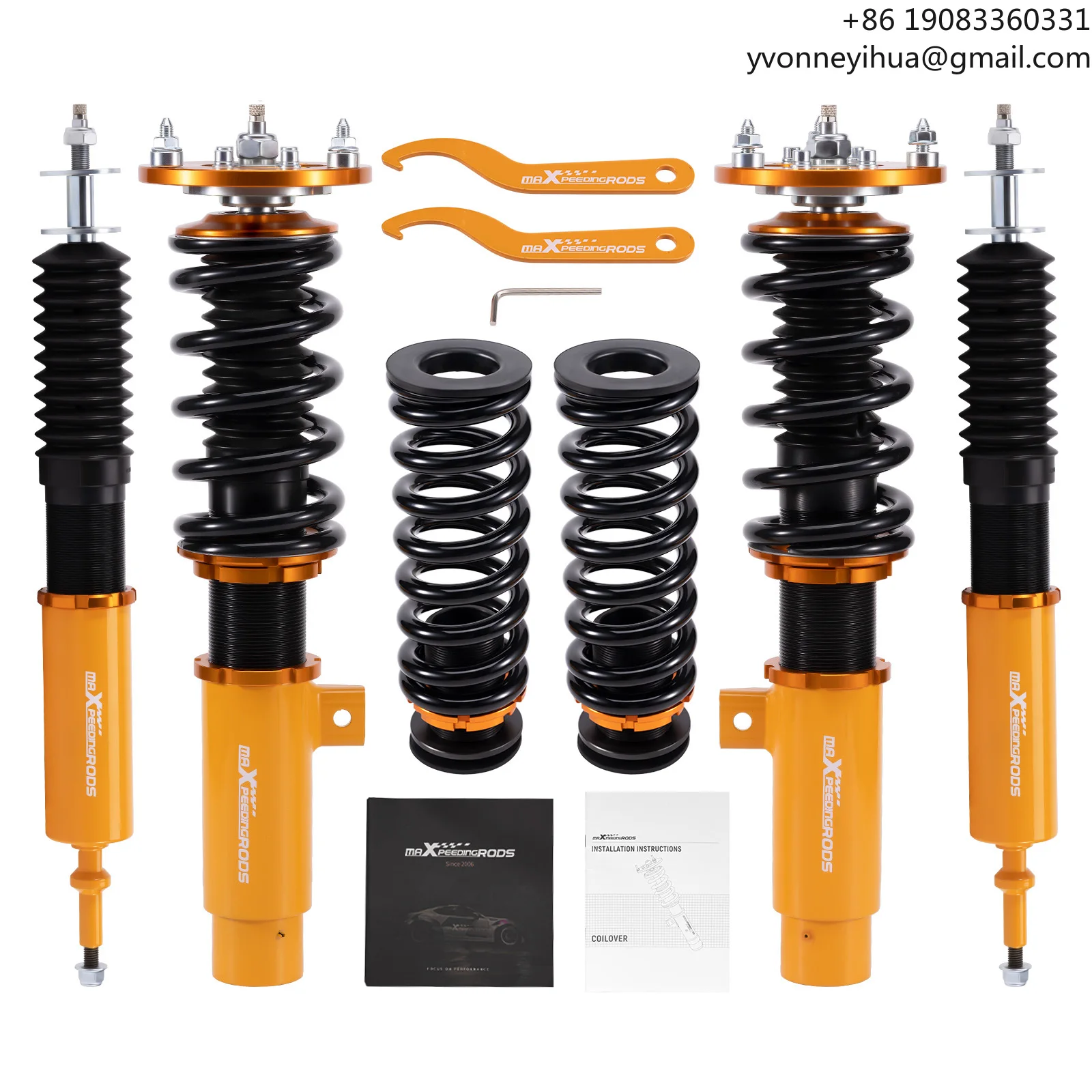 

MaXpeedingrods койловеры амортизаторы 24-ходовой комплект демпфера для BMW 1 серии E82 E88 2008-2013 118d 120d 120i 123d