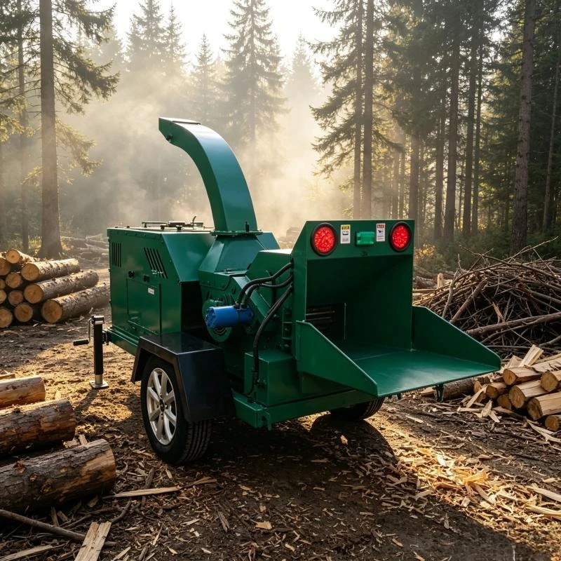Turnkey 2-8t/h Electric Wood Crusher and Grinder Solution for Complete Wood Waste Recycling and Biomass Fuel Plant