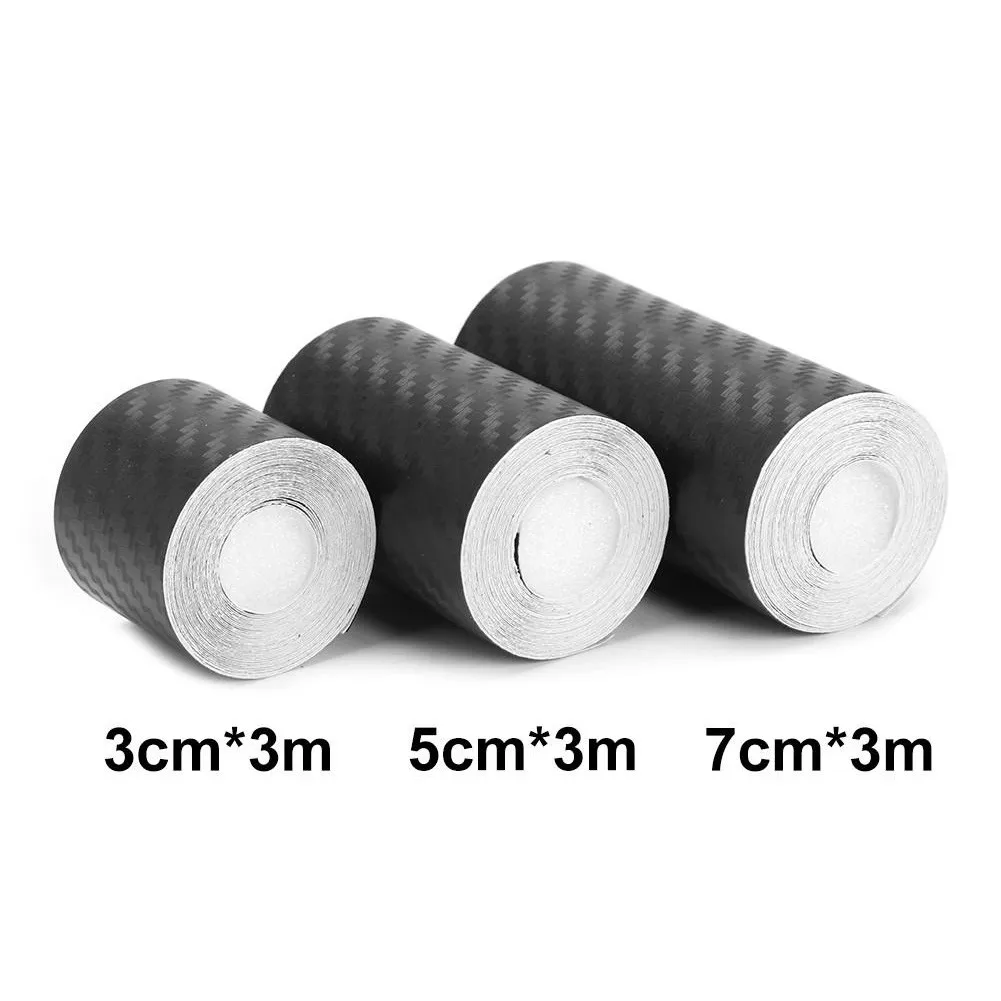 

DIY Bicycle Stickers Carbon Fiber Sticker For Bike Car Sticker Waterproof Door Sill Anti Scratch Nano Protector Tape Bicycles