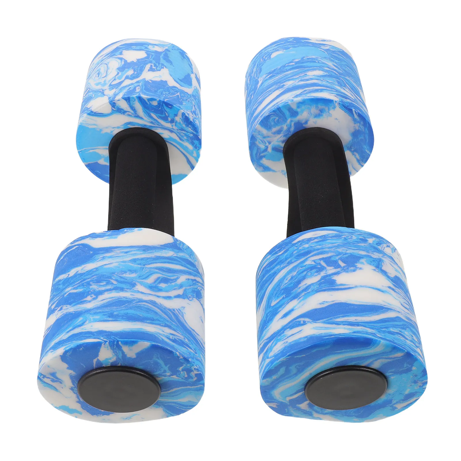 2Pcs Water Dumbbells Set Comfortable Grip Aquatic Fitness Weights for Pool Therapy Rehab Exercise Equipment Water Dumbbells Set