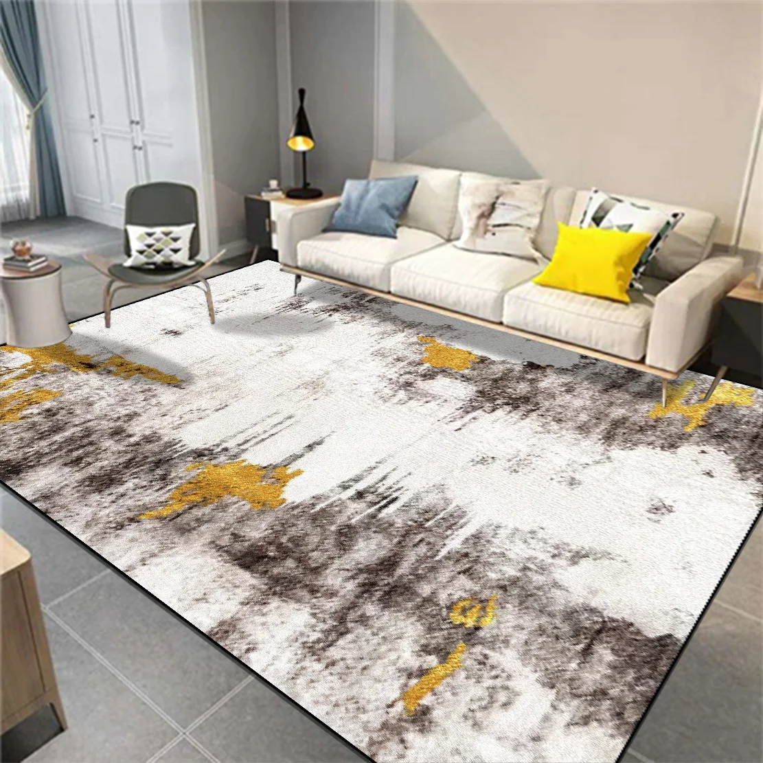 Abstract Bedroom Decor Large Area Carpet Ins Antiskid Rugs for Living Room Lounge Washable Soft Floor Mats Customizable Alfombra