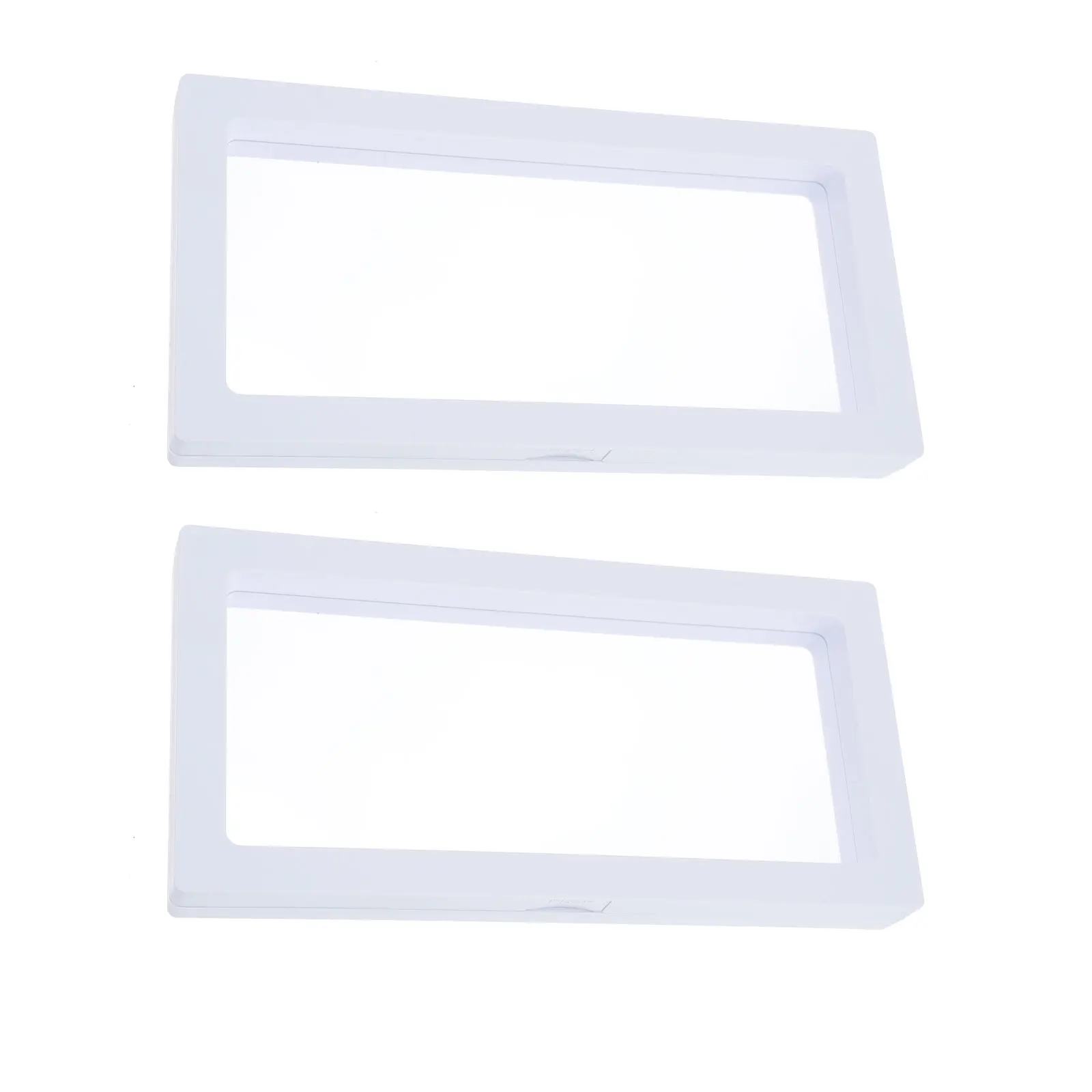 

2Pcs Case Jewelry Storage Box Simple Generous Design Durable Practical Great for Most Stuff Organizer