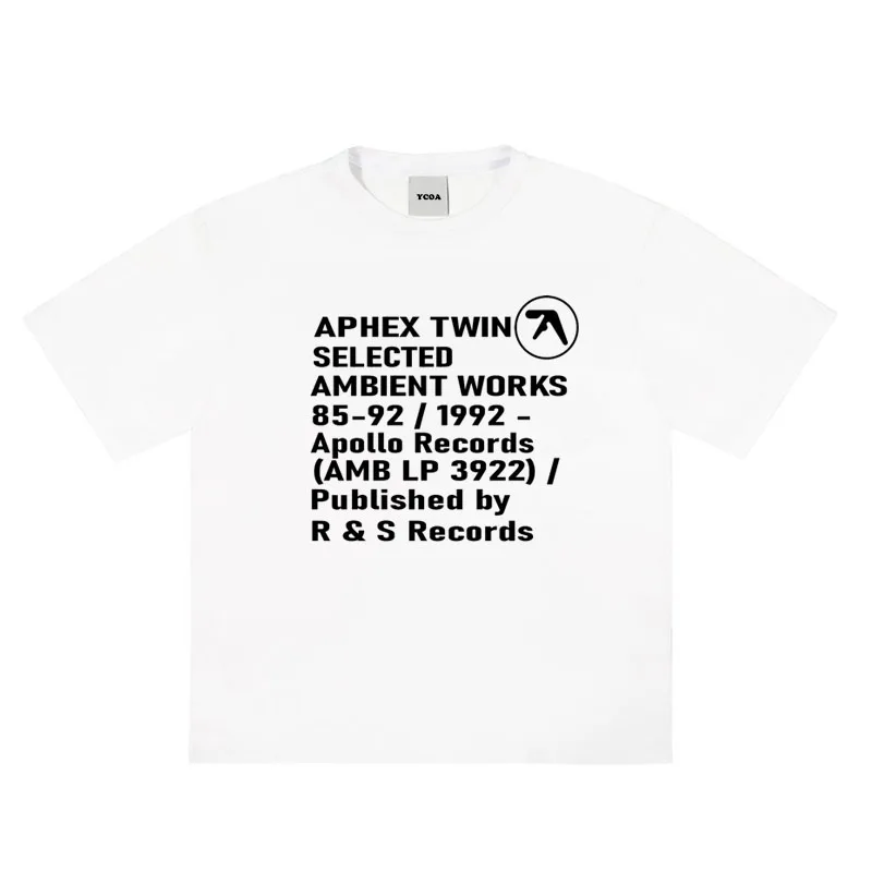 YCOA Aphex Twin T-Shirt Black 3