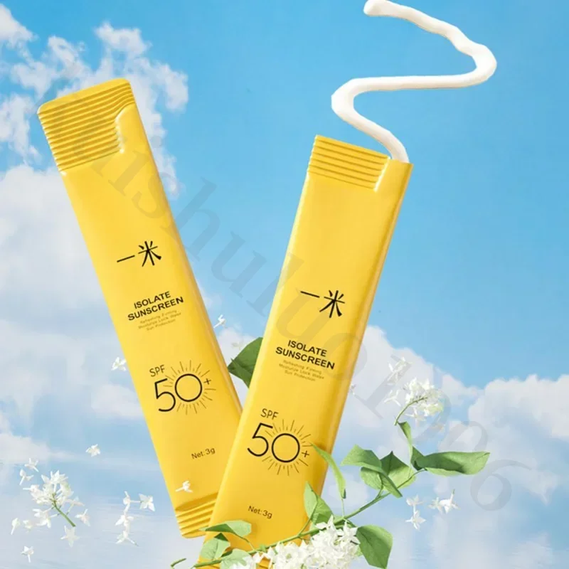 Protezione solare SPF 50+ Protezione viso corpo da UV Previene l'abbronzatura Prevenire le scottature Protezione solare Crema Isolamento solare 20 pezzi