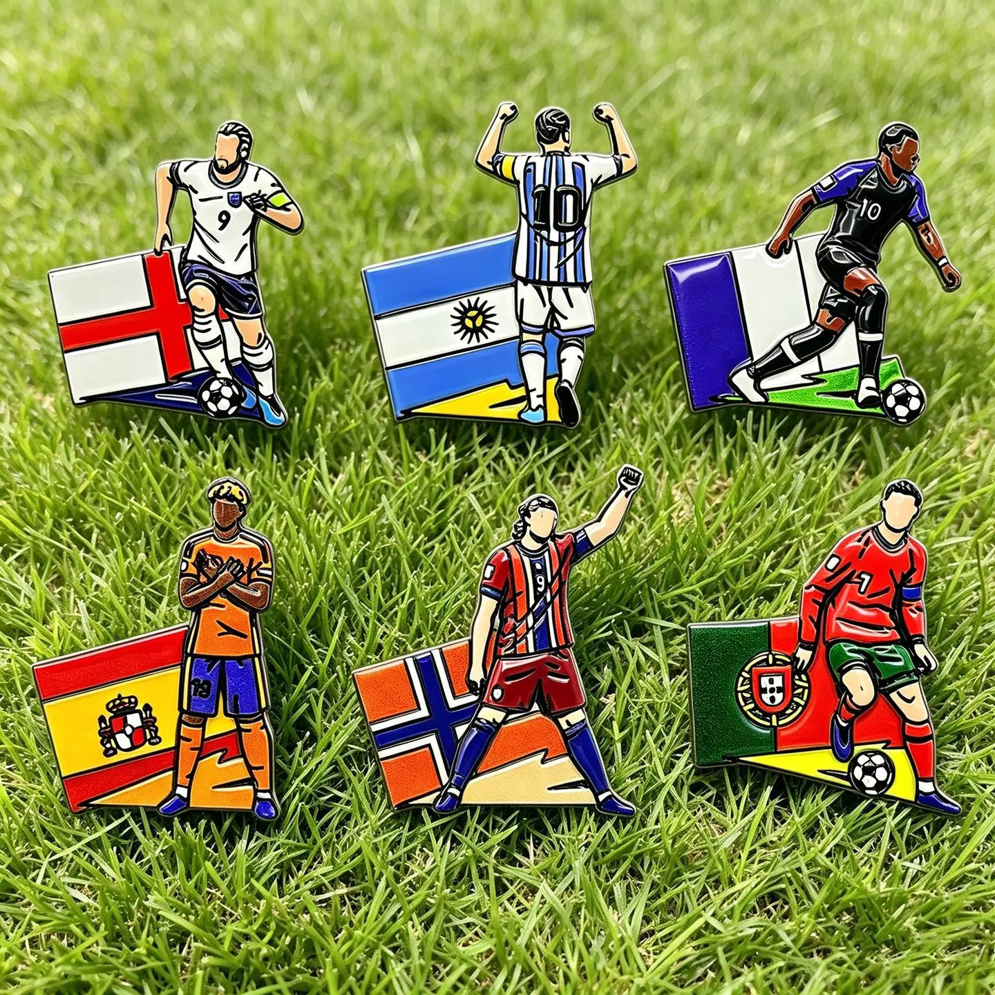 2026 USA Canada Mexico Football Pin Badge, Cartoon Alloy Unisex Soccer Brooch, DIY Clothes Bags Hat Scarf Jeans Decor Gift