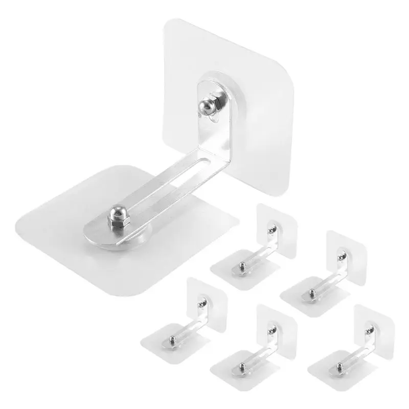 ABCA-Furniture Anchors Wall Anchors, Anti Tip Furniture Anchors No Drill, Adhesive Furniture Wall Anchors For Baby 6 Pcs