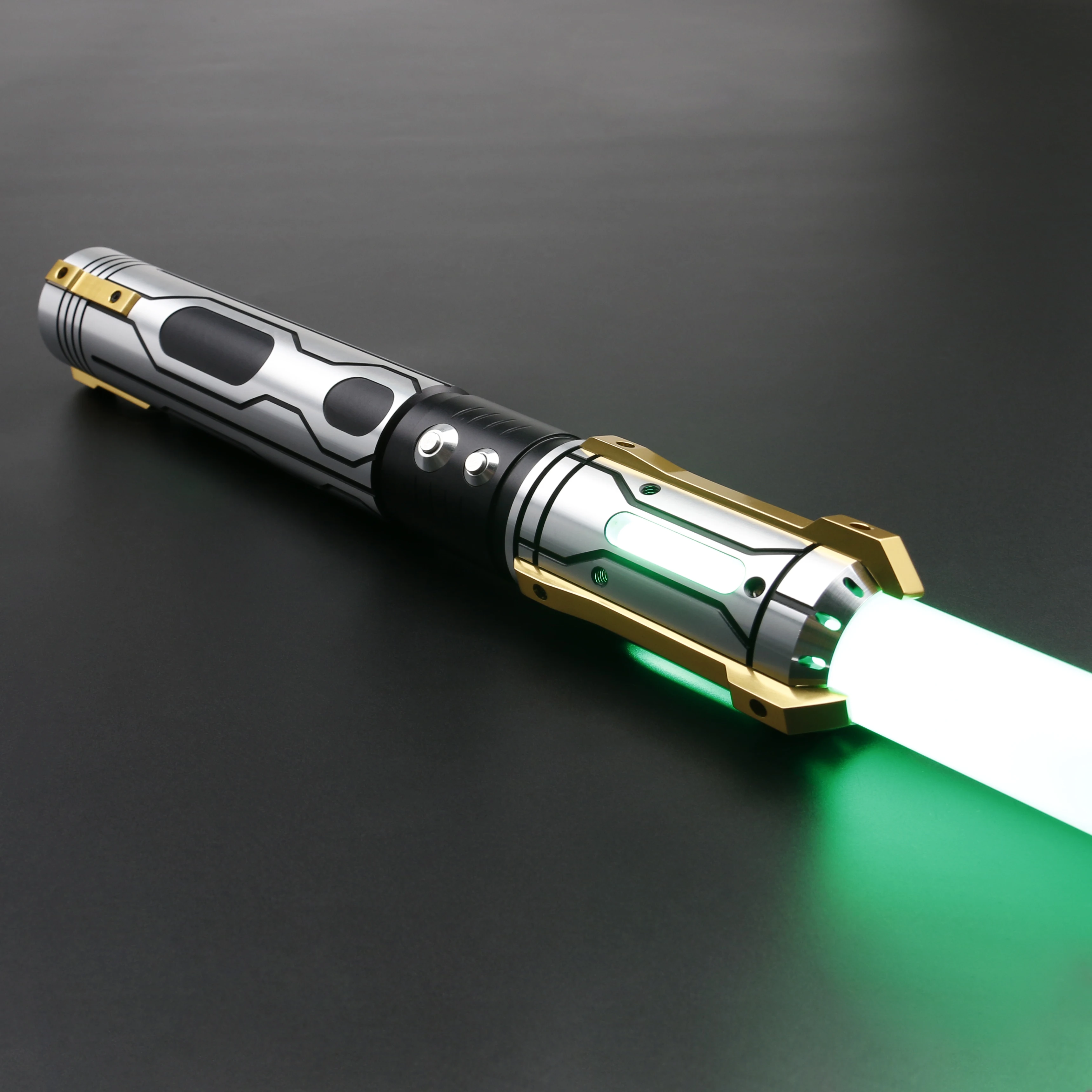 TXQSABER-Sable de luz fantasma Pixel Soundboard Neo Smooth Swing Metal Handle LED Strip Blade Cosplay Laser Jedi Sword, juguetes para niños